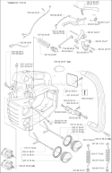 Page L Diagram and Parts List for 338XPT 338 XPT 2006-09 Husqvarna Chainsaw