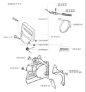Page C Diagram and Parts List for 339XPT 339 XPT 2005-03 Husqvarna Chainsaw