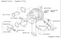Page J Diagram and Parts List for 339XP 339 XP 2003-10 Husqvarna Chainsaw