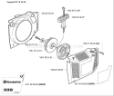 Page K Diagram and Parts List for 339XP 339 XP 2003-10 Husqvarna Chainsaw