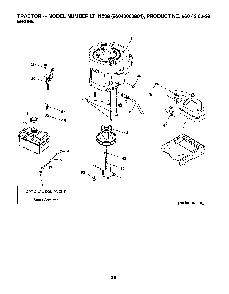Engine Diagram and Parts List for LTH153896043003801 2007-08 Husqvarna Lawn Tractor