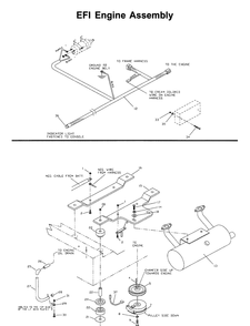 Engine 2 Diagram and Parts List for ZTH6125 (968999186)(2006-04) Husqvarna Lawn Mower
