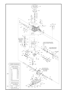 Transmission Diagram and Parts List for 589751701 2019-06 Husqvarna Engine