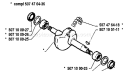 Page E Diagram and Parts List for 33 1986-12 Husqvarna Chainsaw