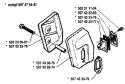 Page I Diagram and Parts List for 33 1986-12 Husqvarna Chainsaw