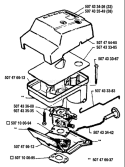 Page A Diagram and Parts List for 33 1989-05 Husqvarna Chainsaw