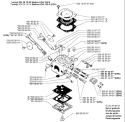 Page B Diagram and Parts List for 340EPA 340 EPA 1999-09 Husqvarna Chainsaw
