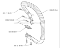 Page F Diagram and Parts List for 340EPA 340 EPA 1999-09 Husqvarna Chainsaw