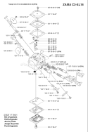 Page B Diagram and Parts List for 340EPA 340 EPA 2003-01 Husqvarna Chainsaw