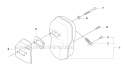 Muffler Diagram and Parts List for 343FRM 2008-05 Husqvarna Brush Cutter