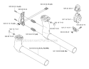 Shaft 1 Diagram and Parts List for 343FR 2006-10 Husqvarna Brush Cutter
