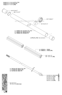 Shaft 2 Diagram and Parts List for 343FR 2006-10 Husqvarna Brush Cutter