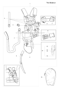Harness (Trio Balance) Diagram and Parts List for 343FR 2008-05 Husqvarna Brush Cutter