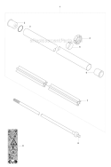 Shaft Diagram and Parts List for 343FR 2008-05 Husqvarna Brush Cutter