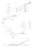 Throttle Controls 2 Diagram and Parts List for 343FR 2008-05 Husqvarna Brush Cutter