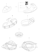 Accessories 3 Diagram and Parts List for 343FR 2008-05 Husqvarna Brush Cutter