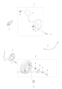 Ignition System Diagram and Parts List for 343FR 2010-09 Husqvarna Brush Cutter
