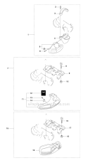 Accessories 2 Diagram and Parts List for 343FR 2010-09 Husqvarna Brush Cutter