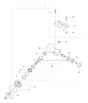 Bevel Gear 1 Diagram and Parts List for 343FR 2010-09 Husqvarna Brush Cutter