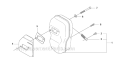 Muffler Diagram and Parts List for 343FR 2011-02 Husqvarna Brush Cutter