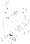 Carburetor  Air Filter Diagram and Parts List for 343FR 2011-02 Husqvarna Brush Cutter
