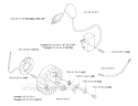 Ignition System Diagram and Parts List for 343F 2003-05 Husqvarna Brush Cutter