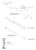 Shaft Diagram and Parts List for 343F 2003-05 Husqvarna Brush Cutter