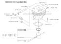Cylinder Piston Diagram and Parts List for 343F 2004-08 Husqvarna Brush Cutter