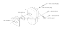 Muffler Diagram and Parts List for 343F 2004-08 Husqvarna Brush Cutter