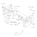 Crankcase Diagram and Parts List for 343F 2004-08 Husqvarna Brush Cutter