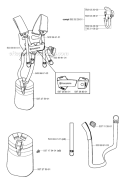 Harness Diagram and Parts List for 343F 2006-10 Husqvarna Brush Cutter