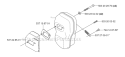 Muffler Diagram and Parts List for 343F 2006-10 Husqvarna Brush Cutter