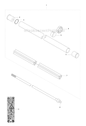 Shaft Diagram and Parts List for 343F 2008-05 Husqvarna Brush Cutter