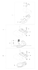 Accessories 3 Diagram and Parts List for 343F 2008-05 Husqvarna Brush Cutter