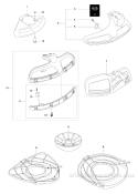 Accessories 3 Diagram and Parts List for 343F 2010-09 Husqvarna Brush Cutter