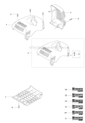 Cylinder Cover Diagram and Parts List for 343F 2011-02 Husqvarna Brush Cutter