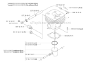 Cylinder Piston Diagram and Parts List for 343R 2004-08 Husqvarna Brush Cutter