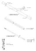 Shaft Diagram and Parts List for 343R 2004-08 Husqvarna Brush Cutter