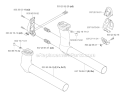 Tower Diagram and Parts List for 343R 2004-08 Husqvarna Brush Cutter