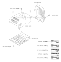 Cover Diagram and Parts List for 343R 2004-08 Husqvarna Brush Cutter