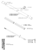 Shaft 2 Diagram and Parts List for 343R 2006-10 Husqvarna Brush Cutter