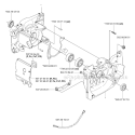 Crankcase Diagram and Parts List for 343R 2006-10 Husqvarna Brush Cutter