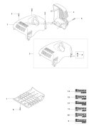 Cylinder Cover Diagram and Parts List for 343R 2011-02 Husqvarna Brush Cutter