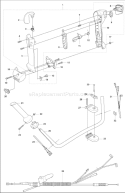 Part Location Diagram of 503958601 Husqvarna Handlebar