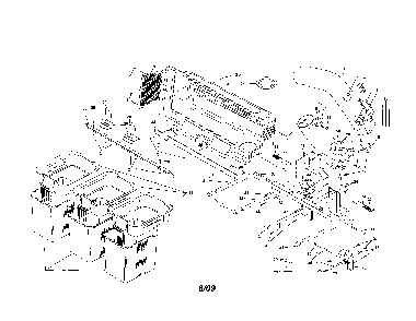 Part Location Diagram of 532134639 Husqvarna Bagger, Frame