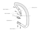Handle Diagram and Parts List for 345EPA 1999-09 Husqvarna Chainsaw
