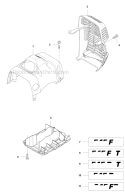 Cylinder Cover Diagram and Parts List for 345FR 2011-03 Husqvarna Brush Cutter