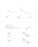 Accessories 2 Diagram and Parts List for 345FR 2011-03 Husqvarna Brush Cutter