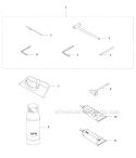 Accessories 2 Diagram and Parts List for 345FR 2012-12 Husqvarna Brush Cutter