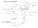 Cylinder Piston Diagram and Parts List for 345FXT 2003-05 Husqvarna Brush Cutter